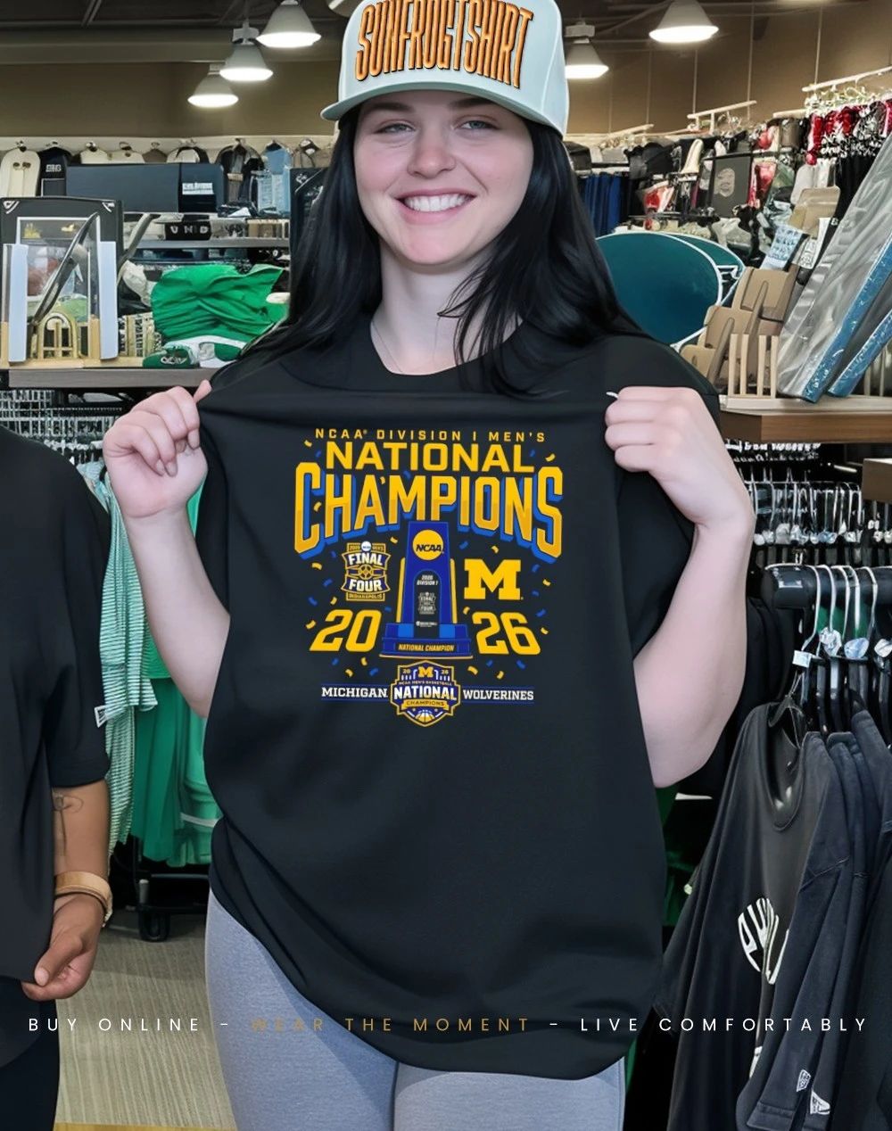 Michigan Wolverines 2026 National Champs Men’s Champions logo shirt