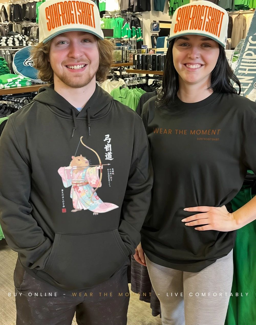 Capybara Samurai Kyudo Japanese Animal shirt