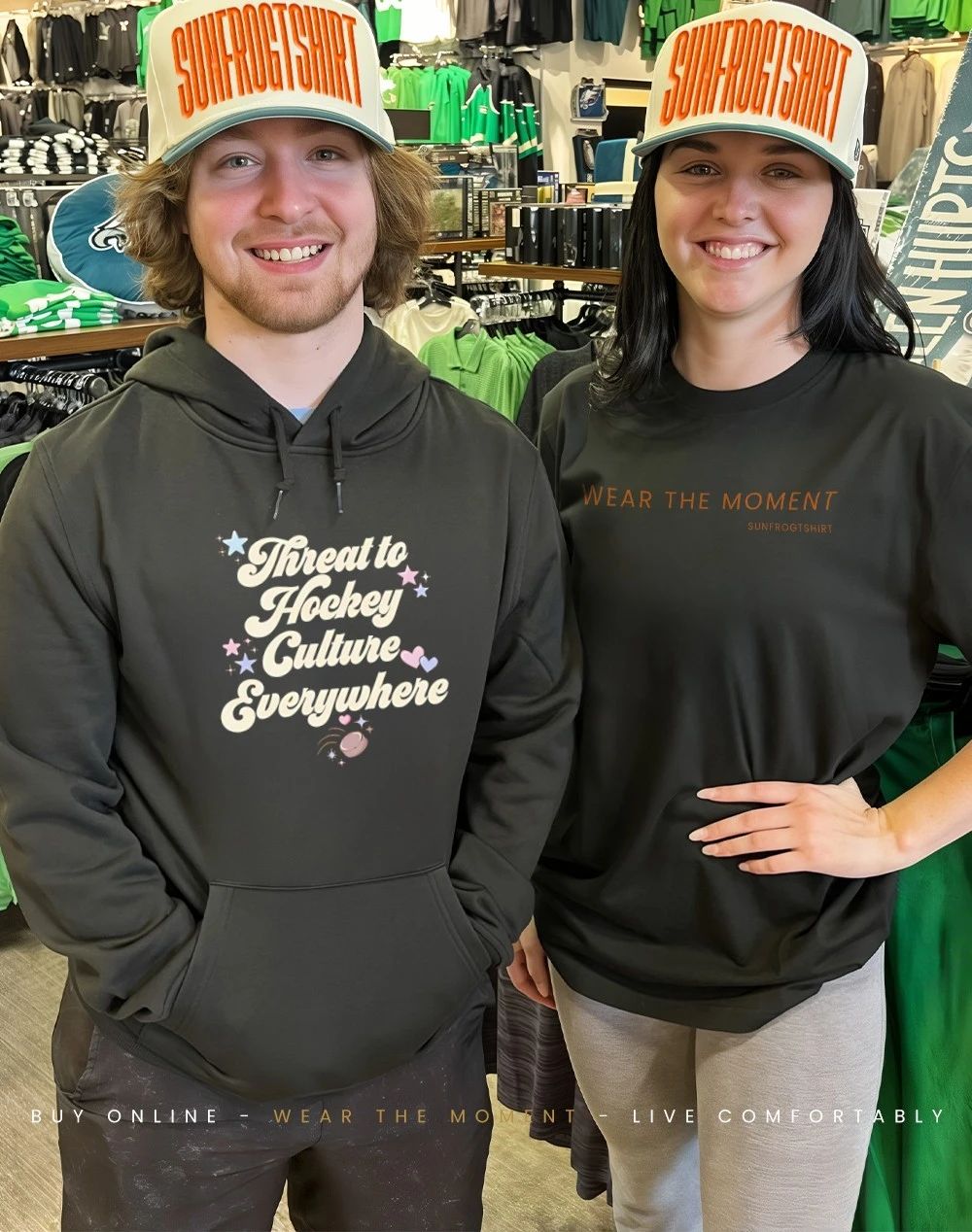 Threat hockey culture everywhere shirt