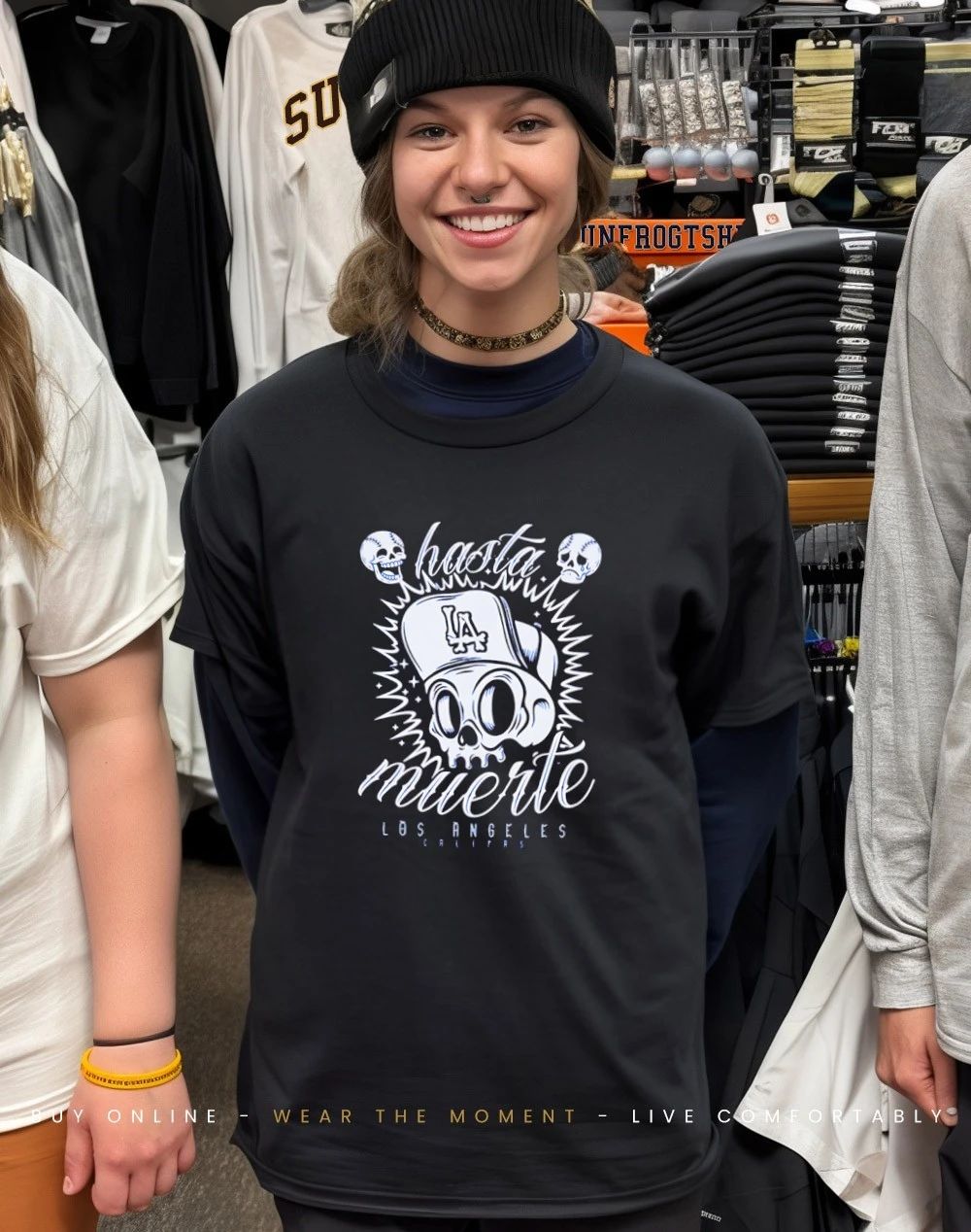 Hasta La Muerte L.A All Day Los Angeles Dodgers shirt