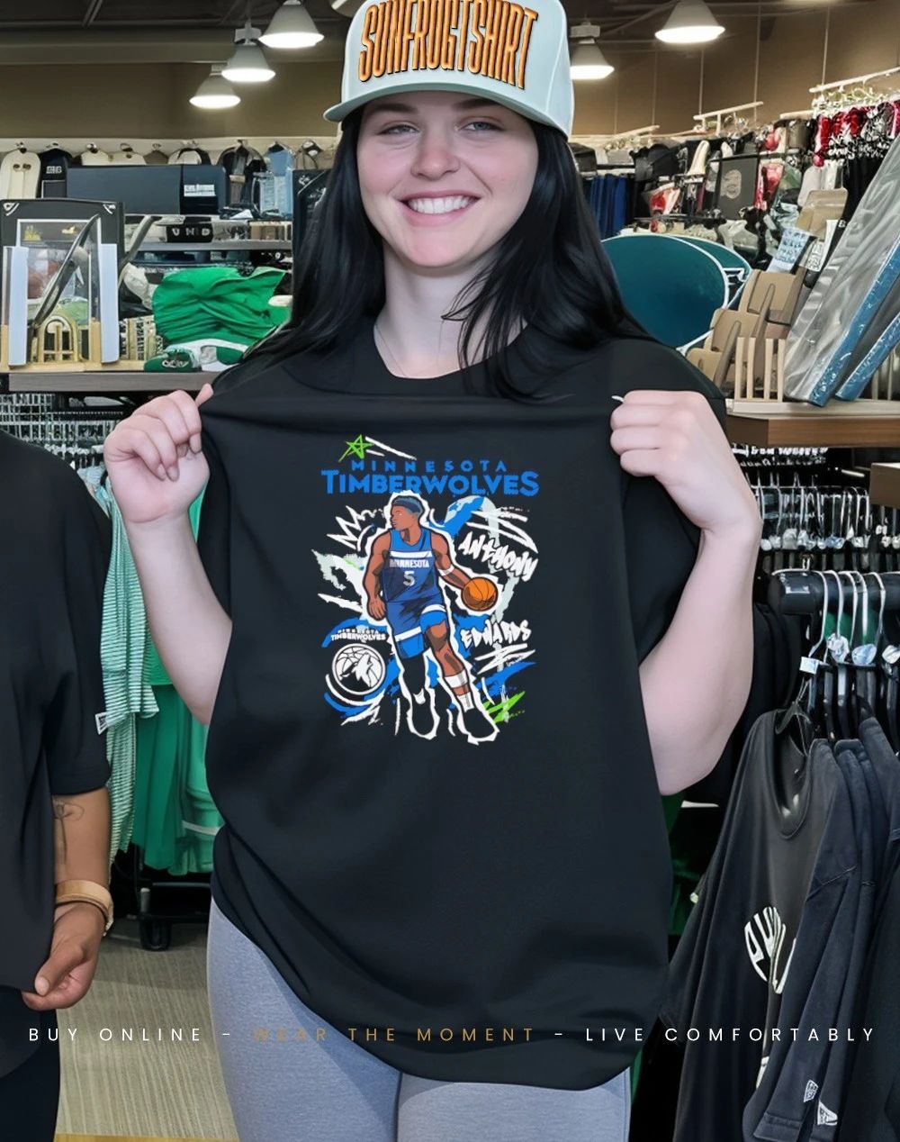 Anthony Edwards Minnesota Timberwolves Chalked Up shirt
