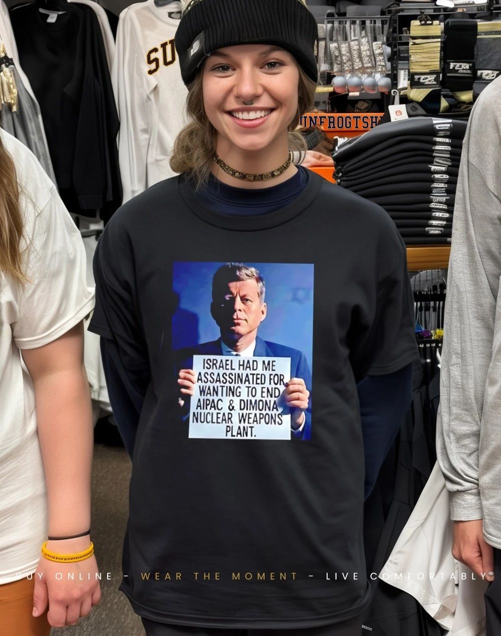 John F. Kennedy Israel Had Me Assassinated For Wanting To End Aipac shirt