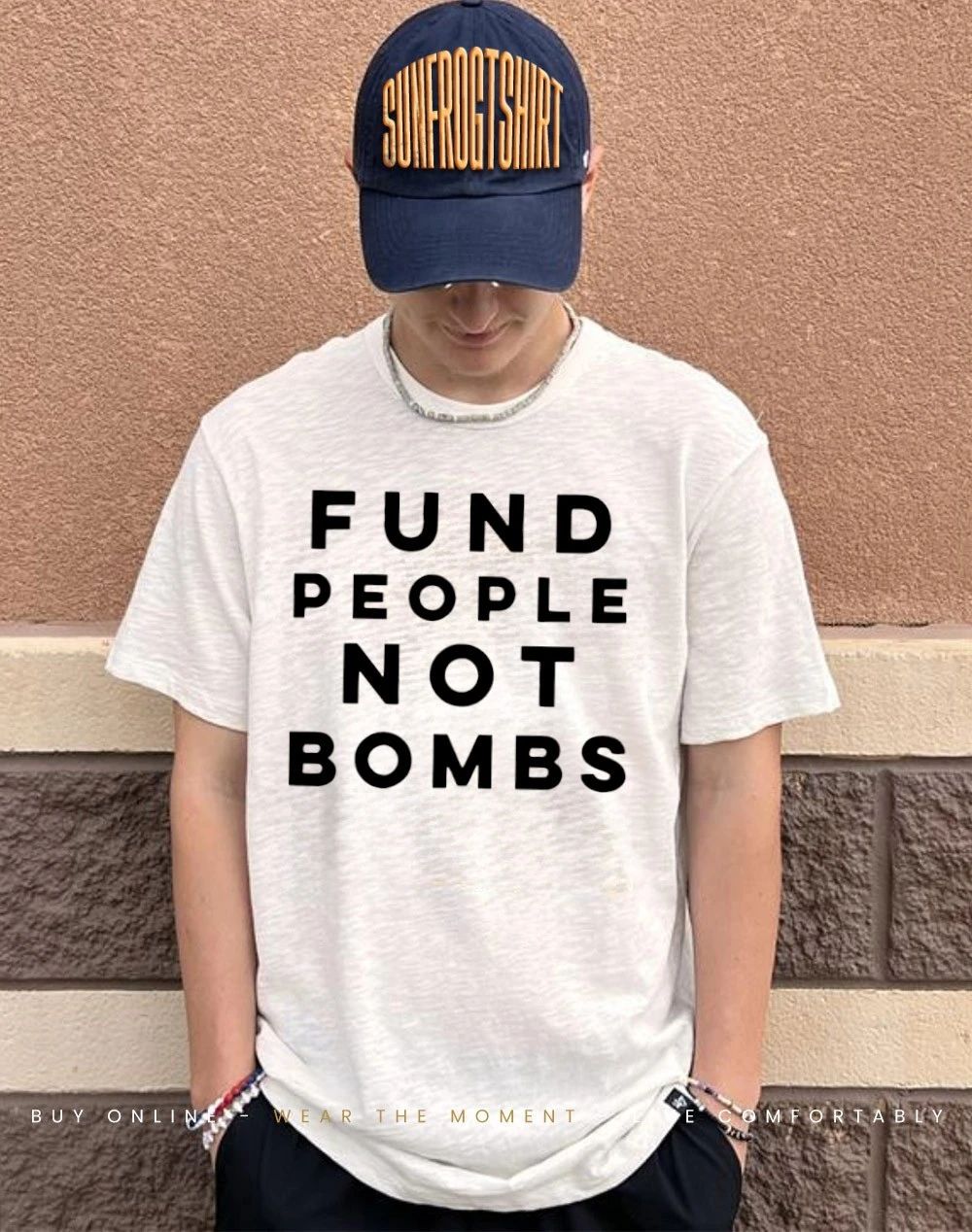 Fund people not bombs shirt