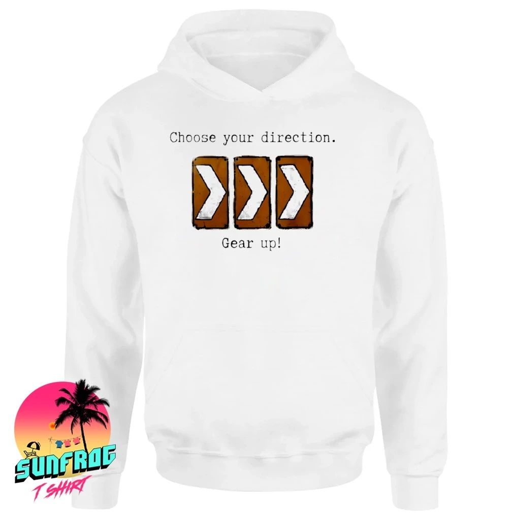 Choose Your Direction Gear Up Minimalist Menswear shirt