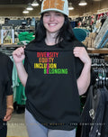 Diversity Equity Inclusion Belonging Rise shirt