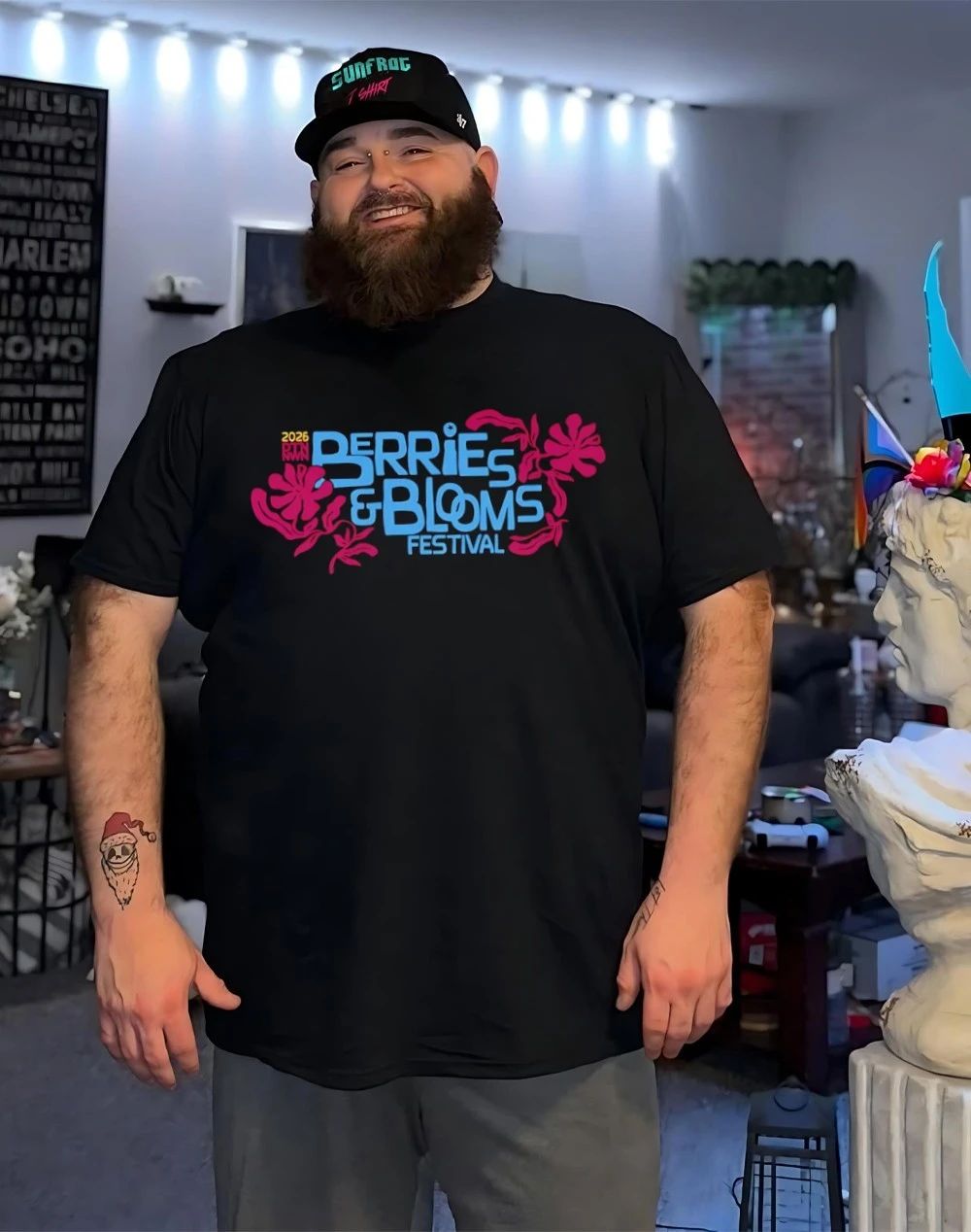 Berries & Blooms Festival 2026 logo shirt