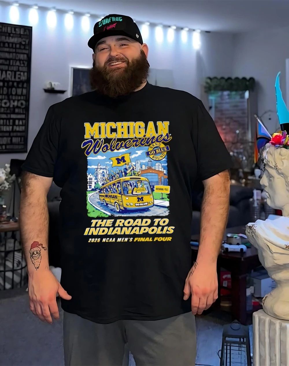 Michigan Wolverines 2026 Men’s Basketball Final Four Bound Bus vintage shirt