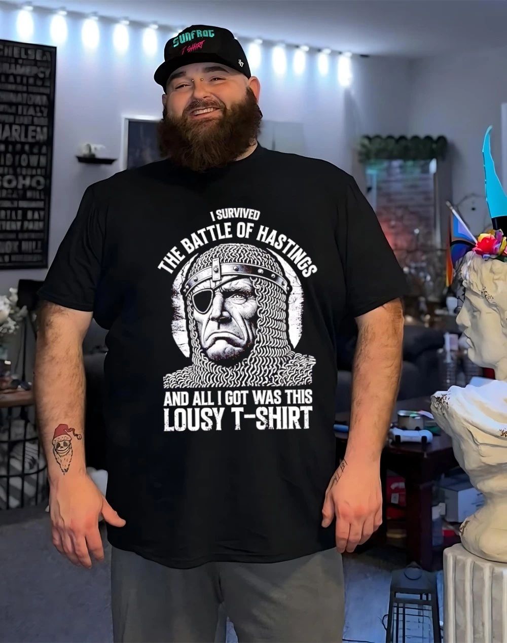 I survived the battle of hastings male and all I got was this lousy t shirt