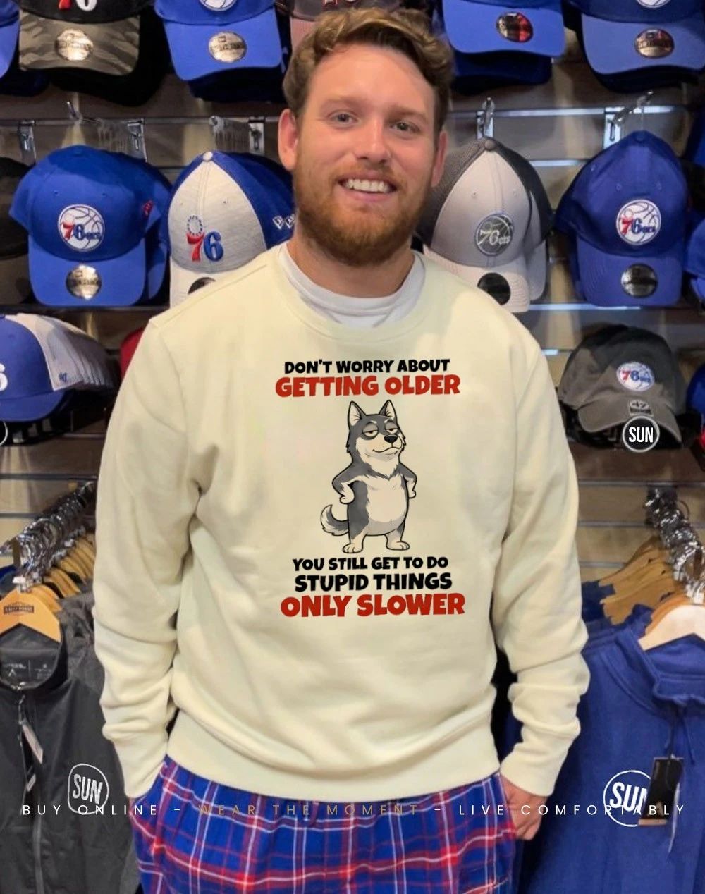 Don’t worry about getting older you still get to do stupid things only slower Husky shirt