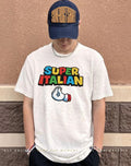 Super Italian Hand baseball shirt