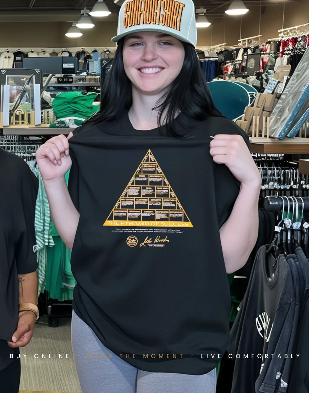 UCLA John Wooden Pyramid of Success signature shirt