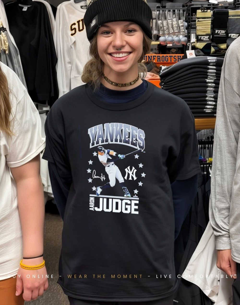 Aaron Judge New York Yankees Photo Wave Player shirt