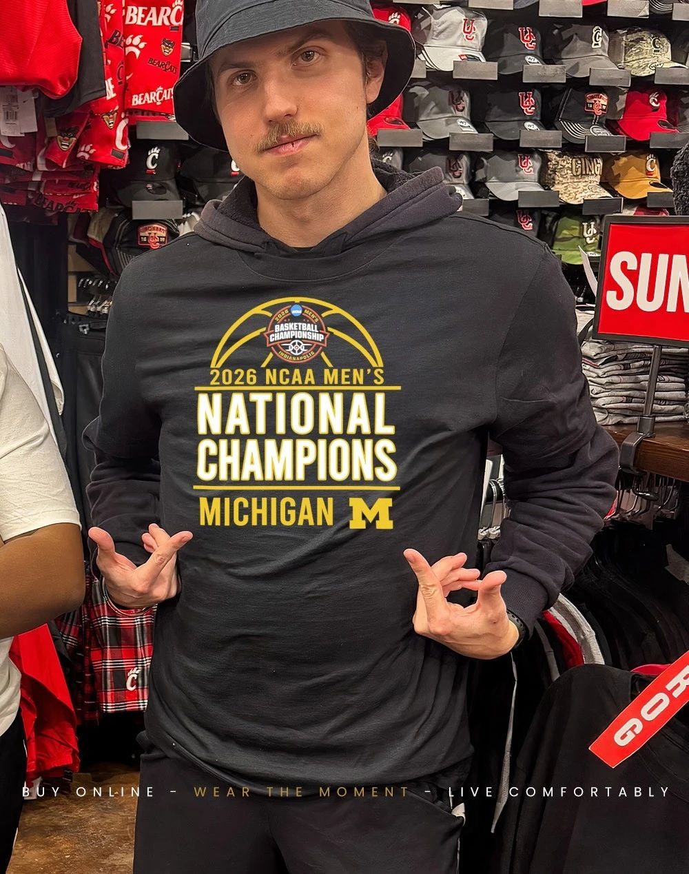 Michigan Wolverines 2026 NCAA Men’s National Champions T-Shirt