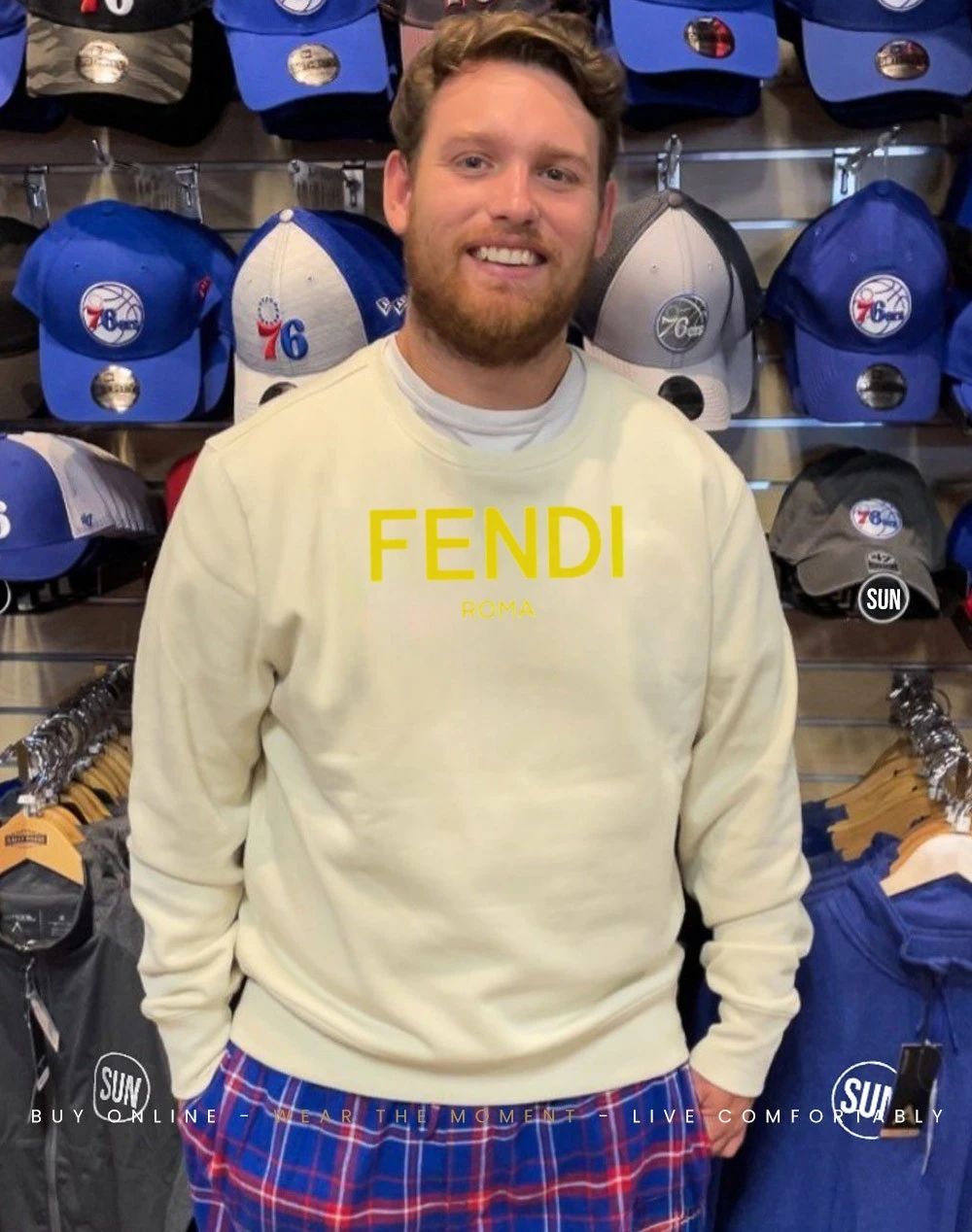 the Furys Venezuela Fury Wearing Fendi Roma Logo Shirt