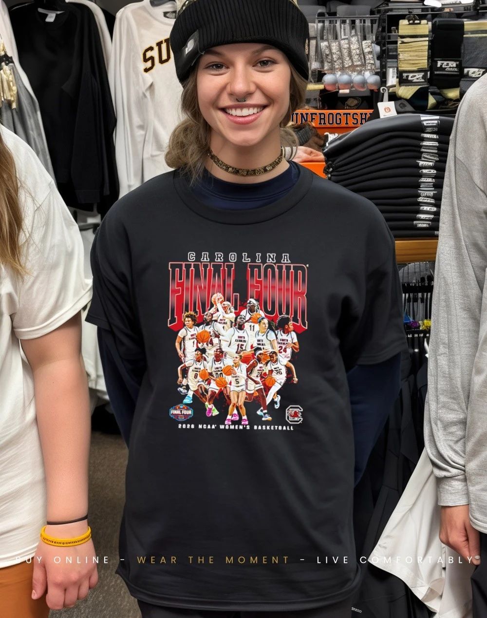 South Carolina Women’s Basketball Final Four NCAA March Madness 2026 player collage shirt