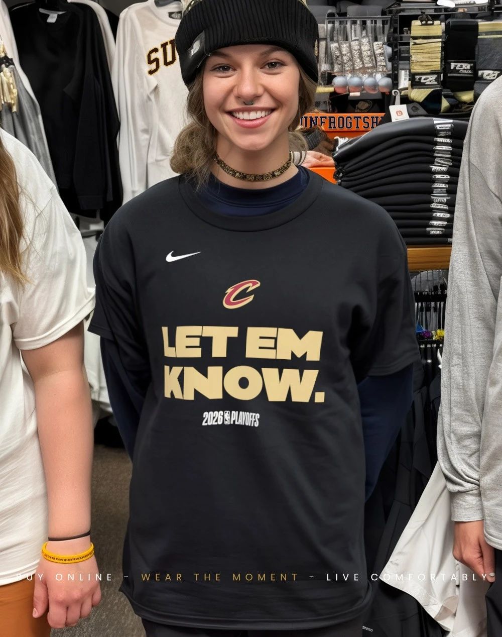 Cleveland Cavaliers Let Em Know 2026 NBA Playoffs Mantra shirt