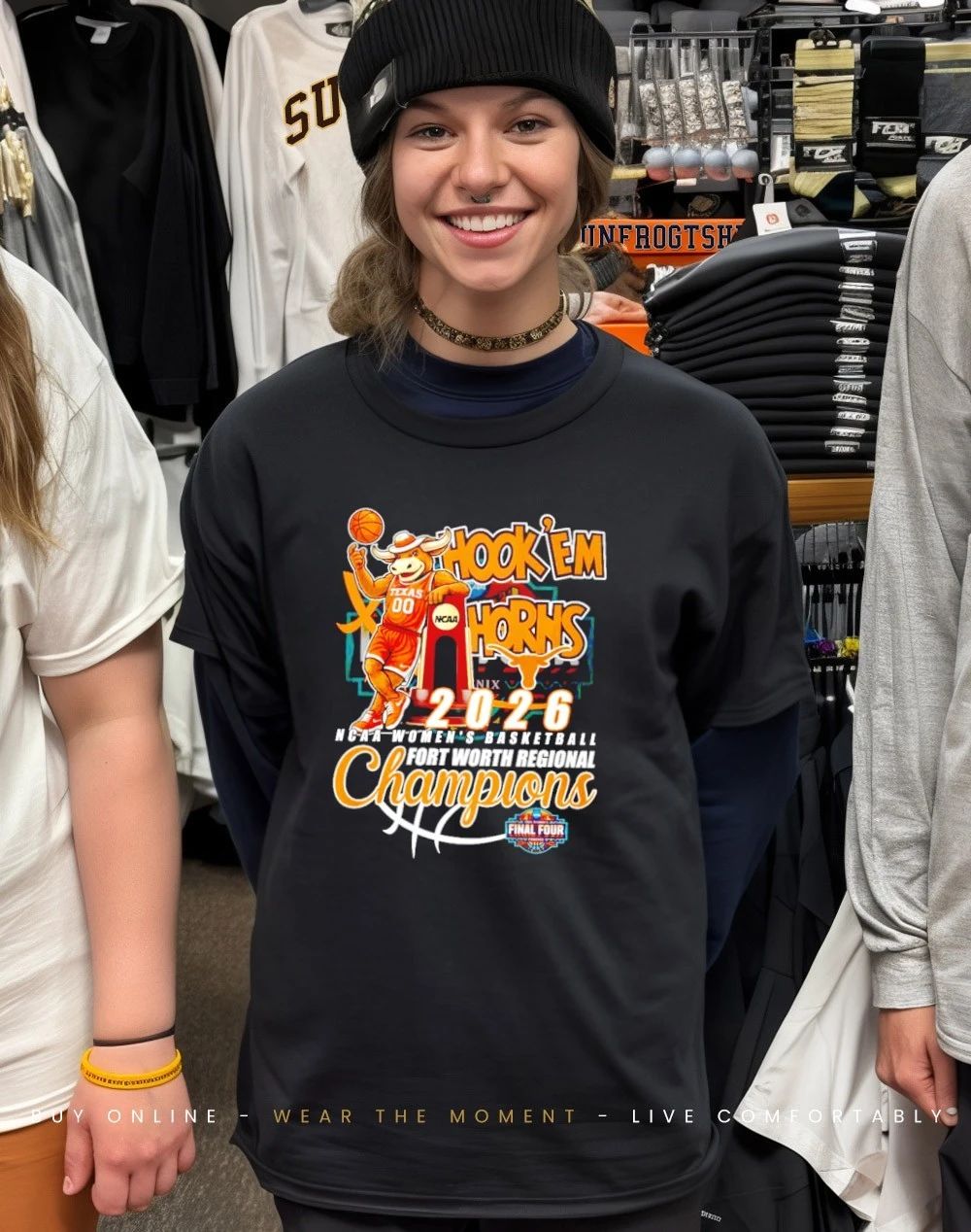 Texas Longhorns 2026 Fort Worth Regional Champions Final Four shirt