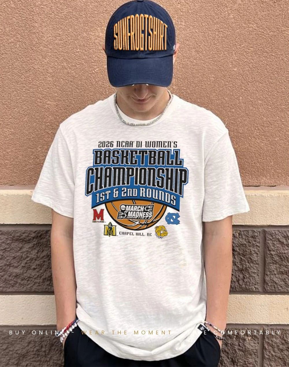 March Madness 2026 NCAA DI Women’s Basketball Champions 1st and 2nd Rounds Chapel Hill shirt