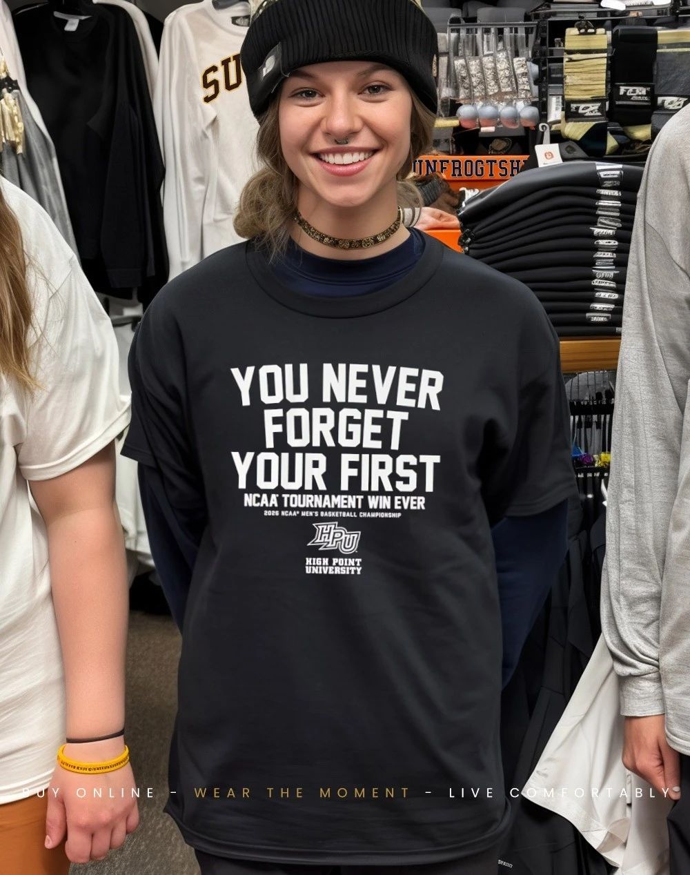 High Point Panthers MBB You Never Forget Your First NCAA Tournament Win shirt