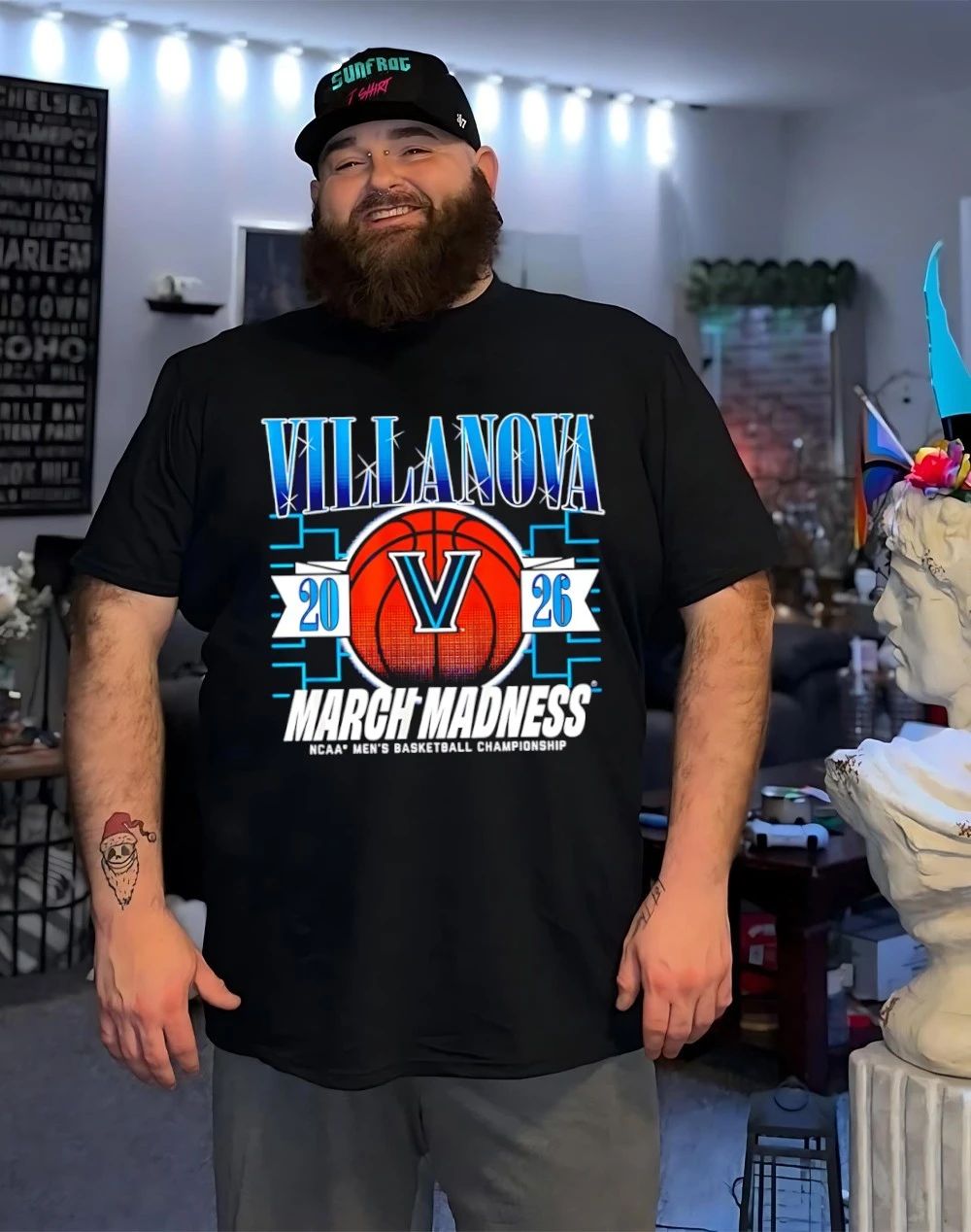 Villanova Wildcats MBB 2026 March Madness logo shirt