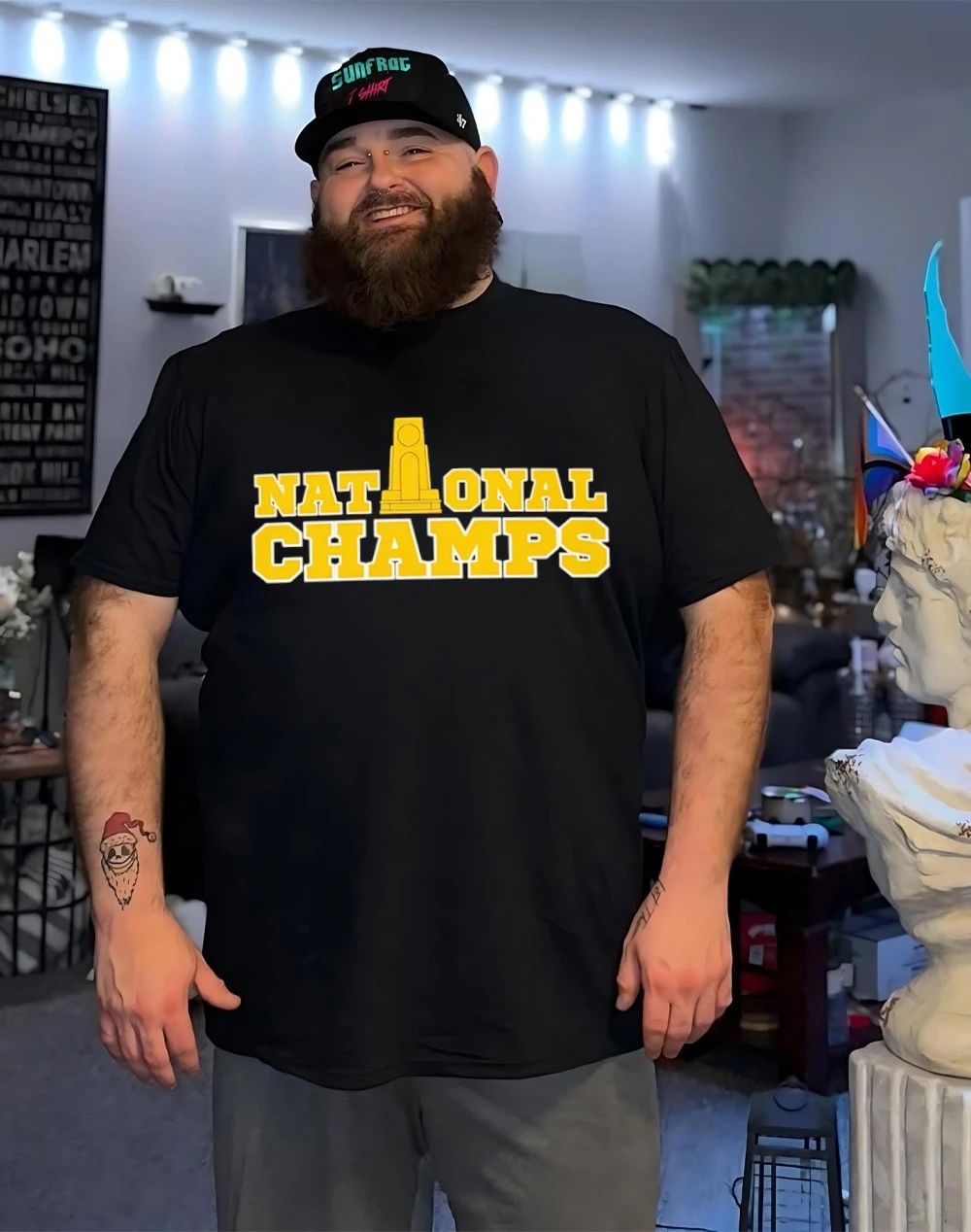 Michigan Wolverines ’26 National Champions trophy shirt