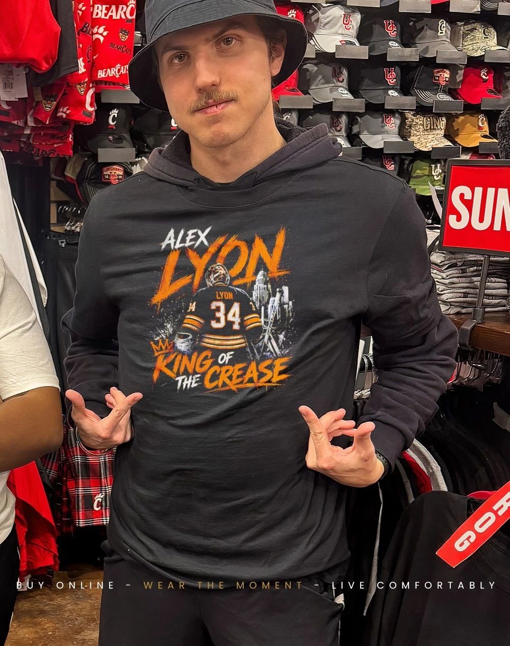 Alex Lyon King Of The Crease Shirt