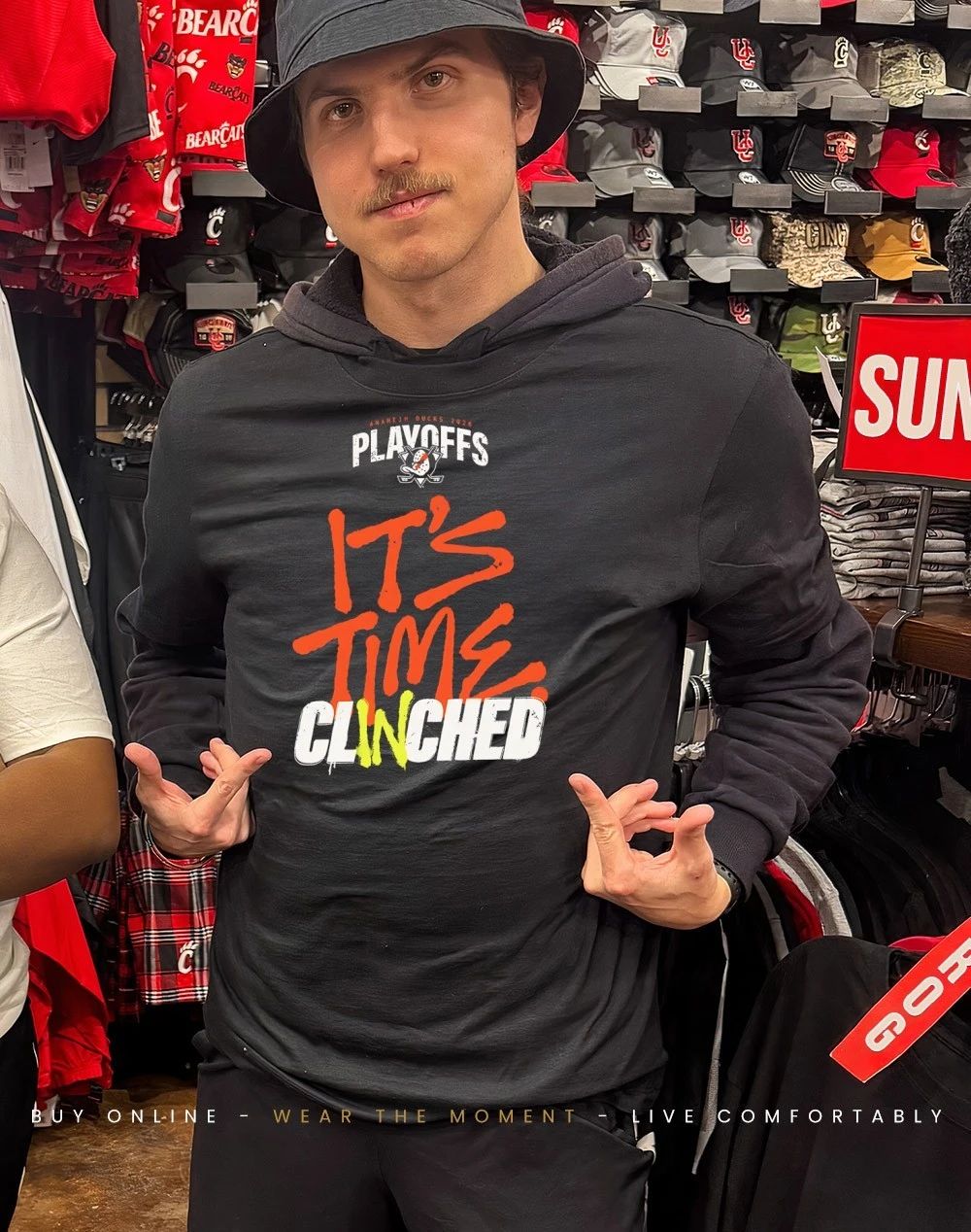 Anaheim Ducks It’s Time Clinched 2026 Playoffs shirt