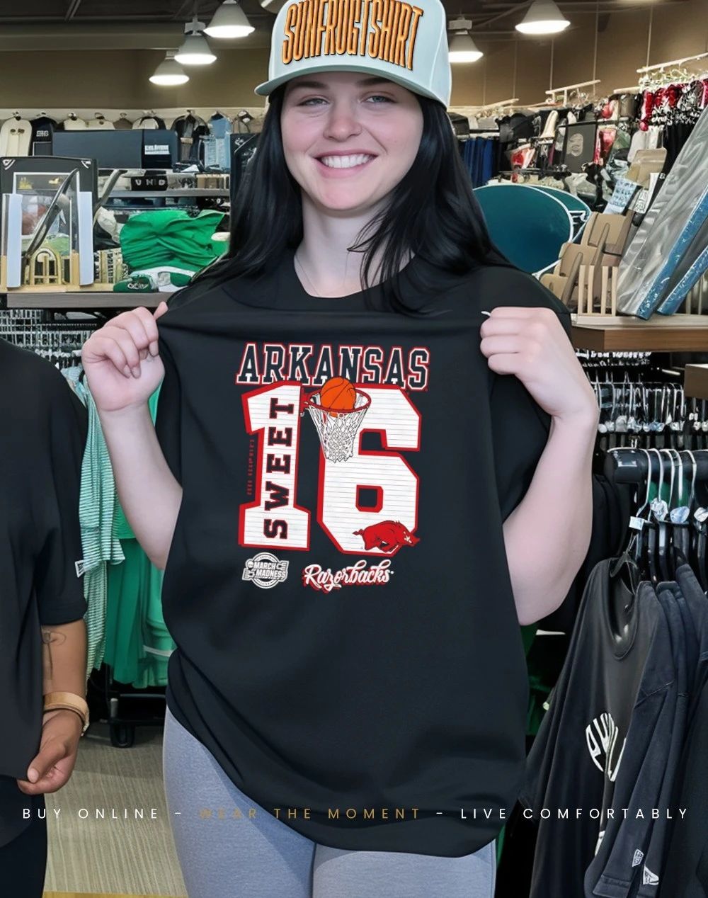 Arkansas Razorbacks 2026 NCAA March Madness Sweet 16 Bound shirt