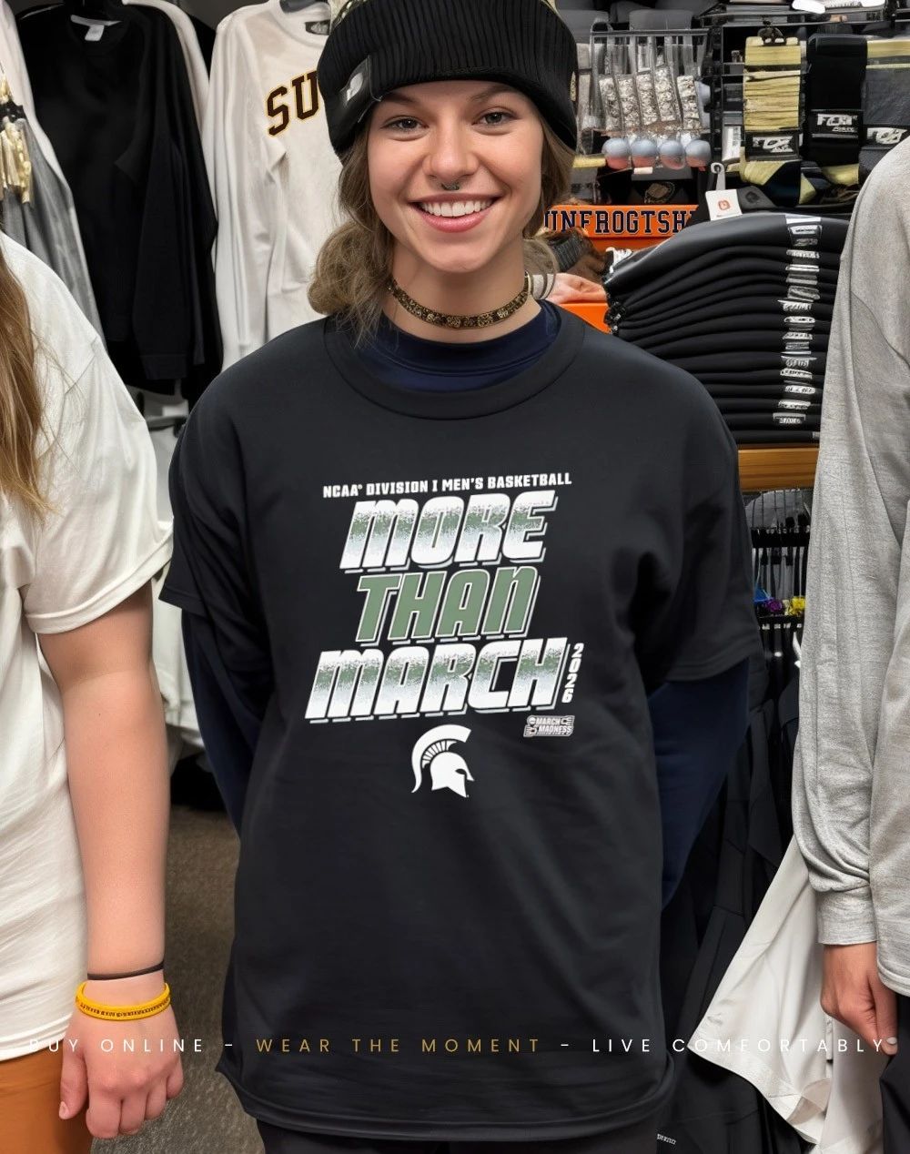 Michigan State Spartans 2026 March Madness NCAA Division I Men’s Baksetball More Than March shirt