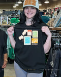 Indy 500 Stamp and Orchid graphic shirt