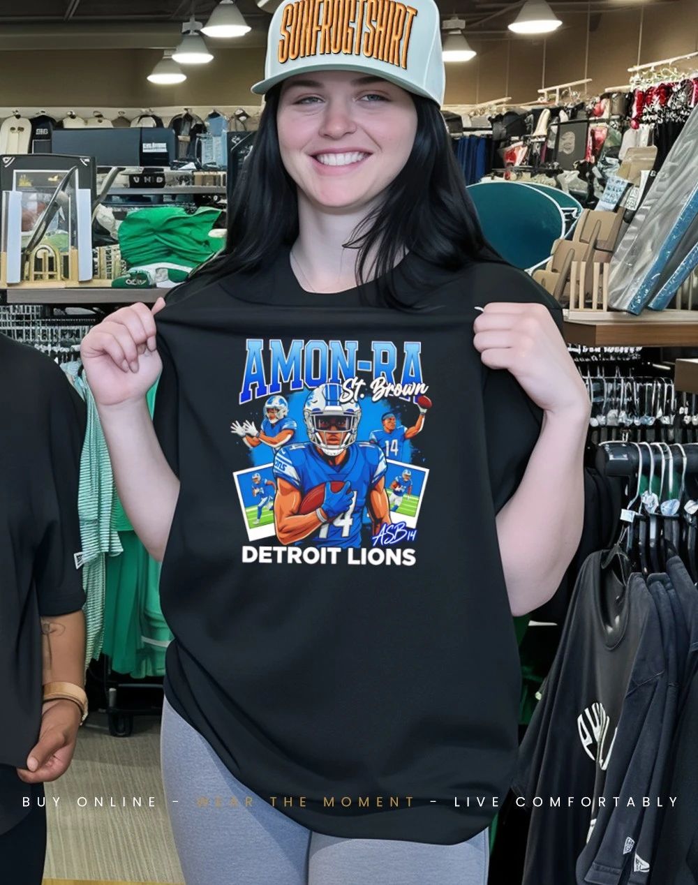 Amon-Ra St. Brown Detroit Lions Vintage Bootleg shirt