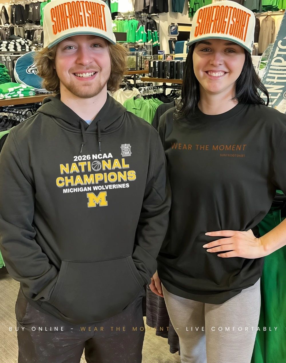 Official Michigan Wolverines 2026 NCAA Men’s Basketball National Champions Logo T-Shirt