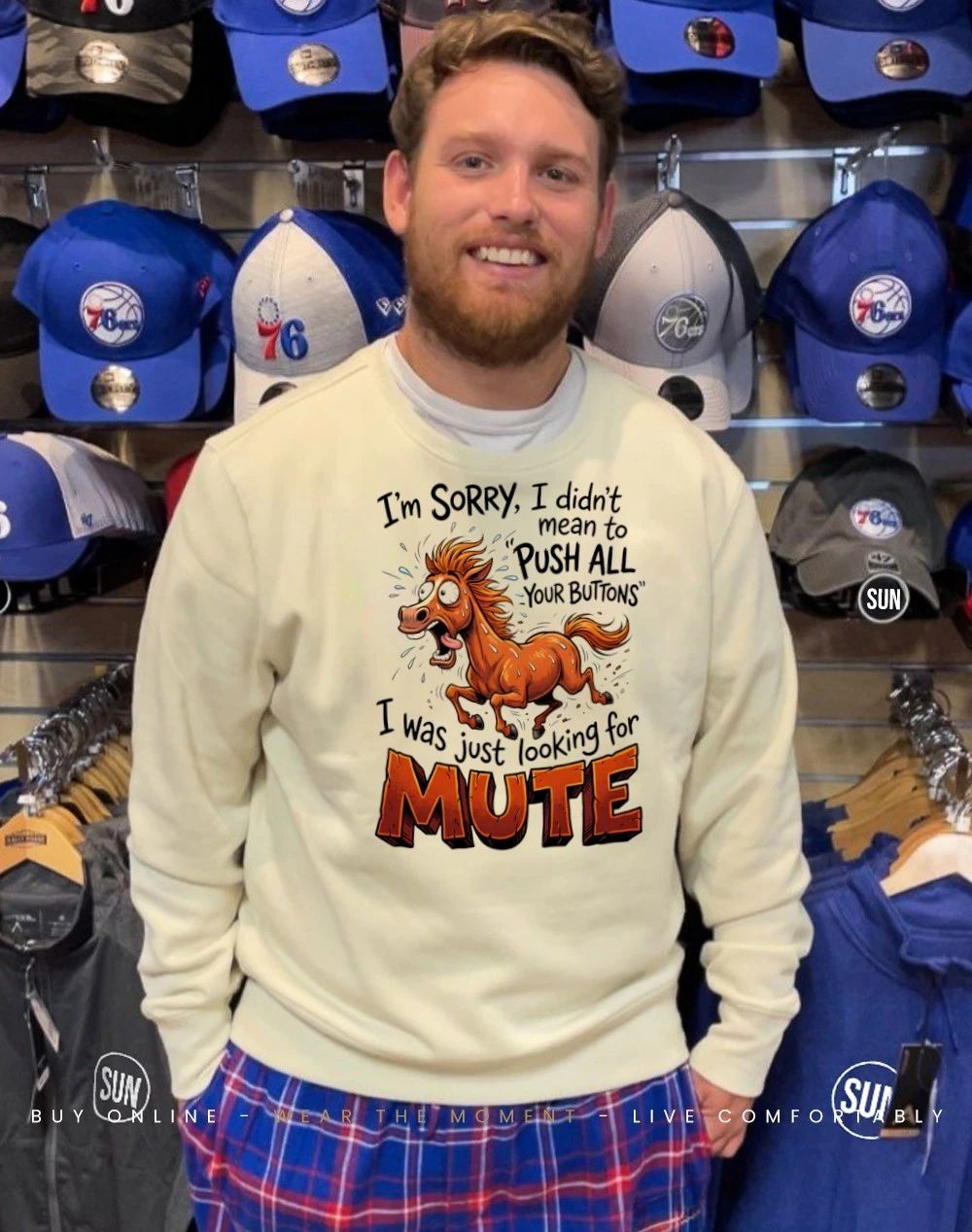 Horse I’m sorry I didn’t mean to push all your buttons looking for mute shirt