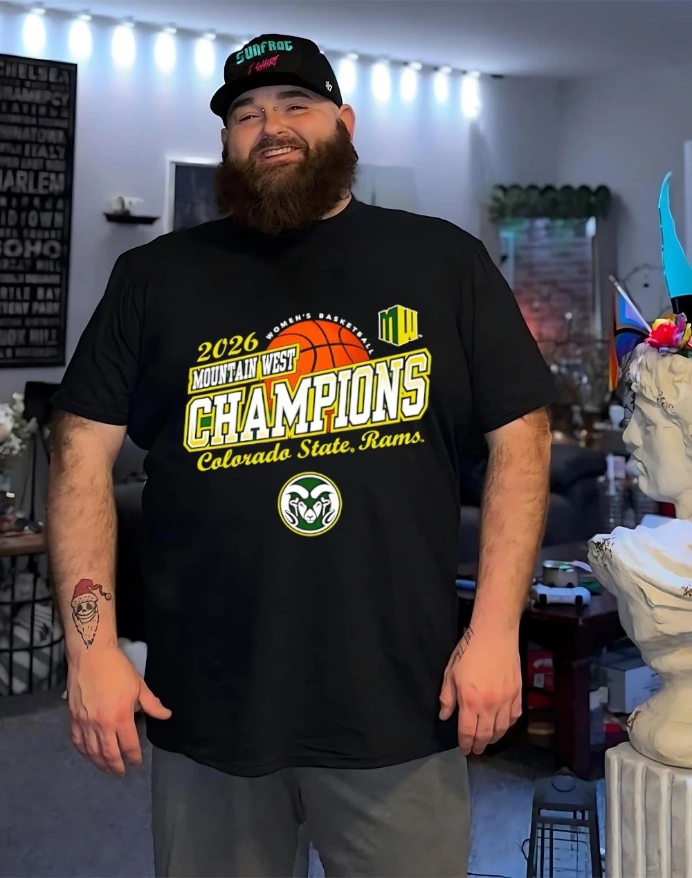 Colorado State Rams Women’s Basketball 2026 Mountain West Tournament Champions shirt