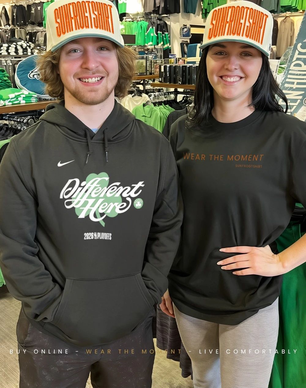 Boston Celtics Different Here 2026 NBA Playoffs Mantra shirt