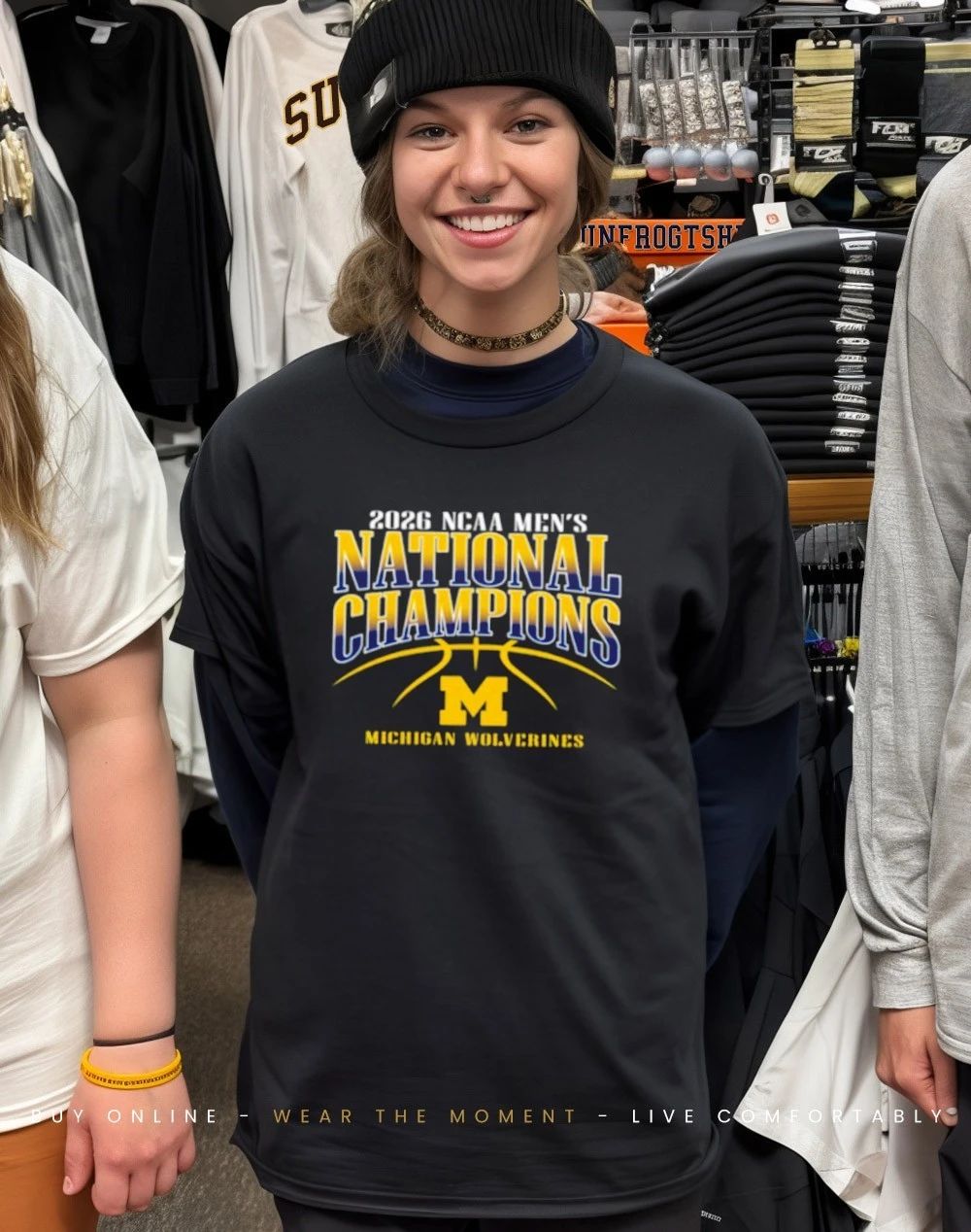 Michigan Wolverines Men’s Basketball ’26 National Champions shirt