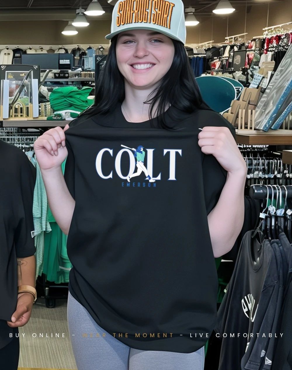 Colt Emerson Seattle Mariners player cartoon shirt