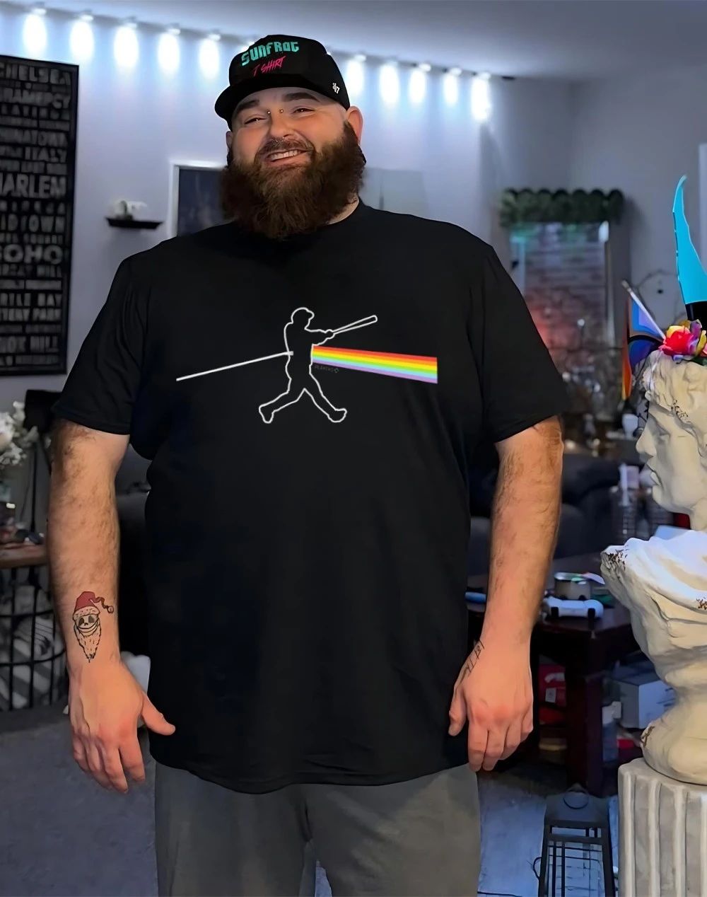 Dark Side Of The Mune Chicago Cubs baseball shirt