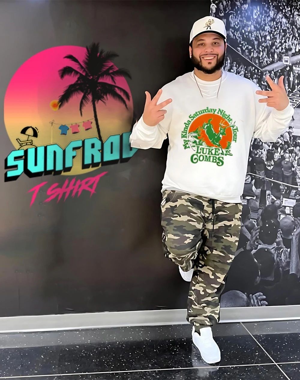 Luke Combs My Kinda Saturday Night Tour 2026 graphic shirt