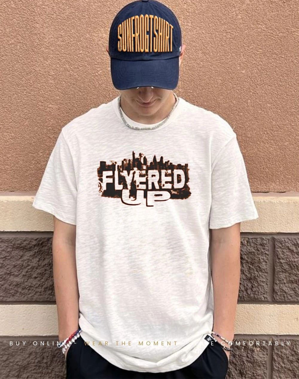 Flyered Up city skyline shirt