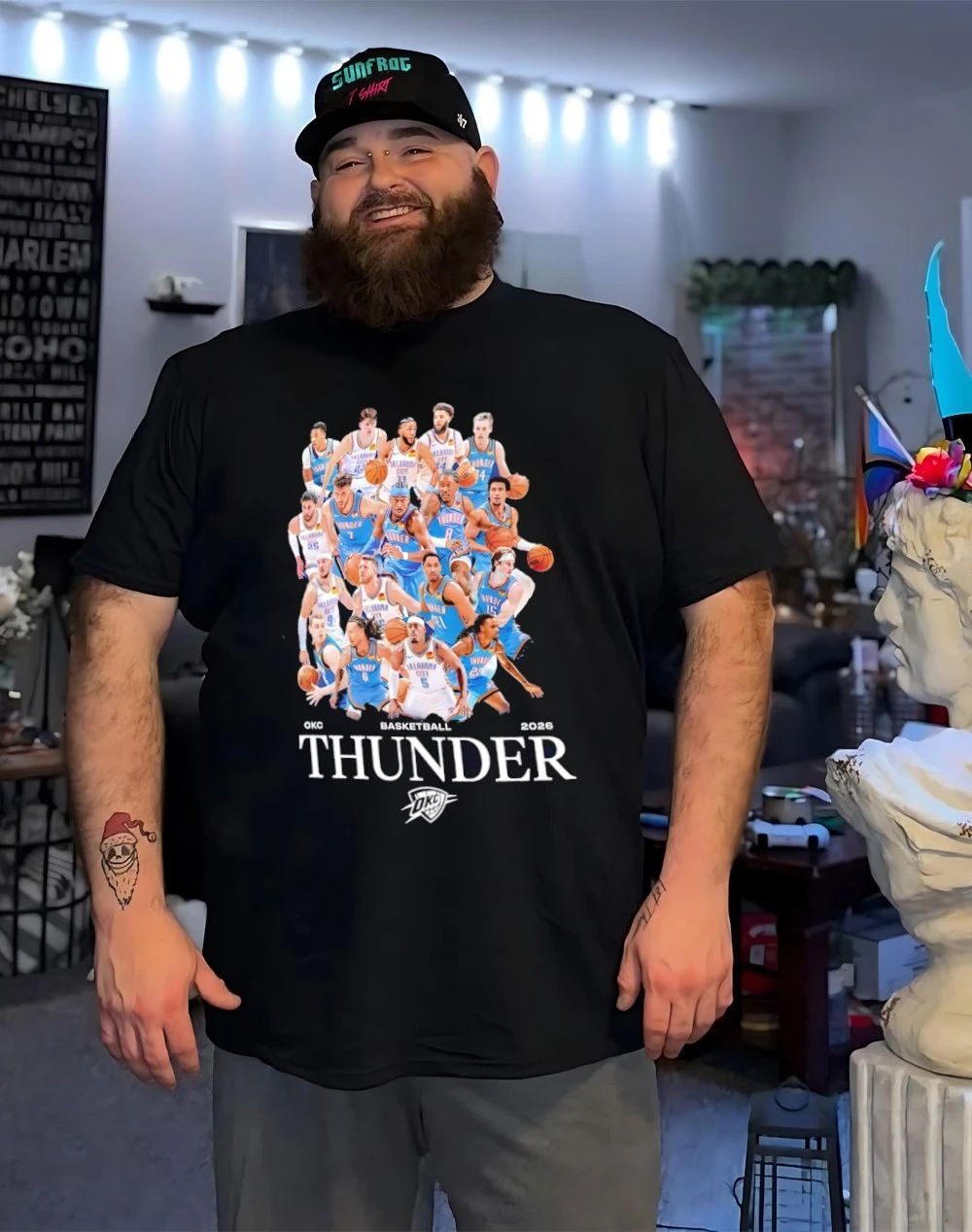 OKC Thunder 2026 Playoffs Roster all team shirt