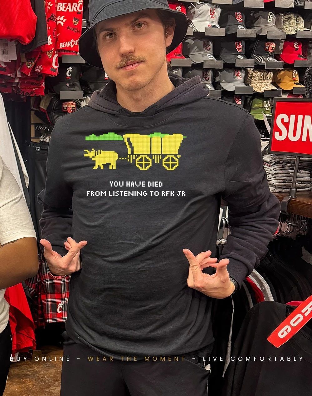 You have died listening to RFK Jr 8bit Game shirt