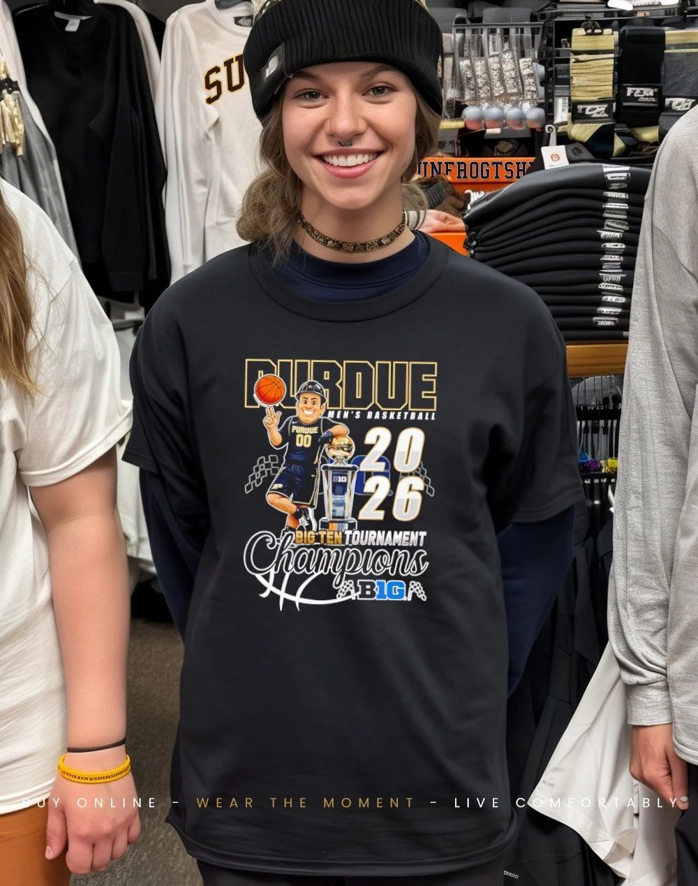 Purdue Boilermakers 2026 Big Ten Tournament Champions mascot shirt