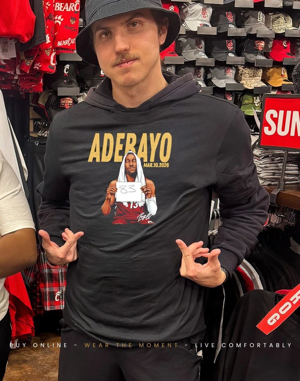 Bam Adebayo Miami Heat 83 Point Mar 10 2026 cartoon shirt