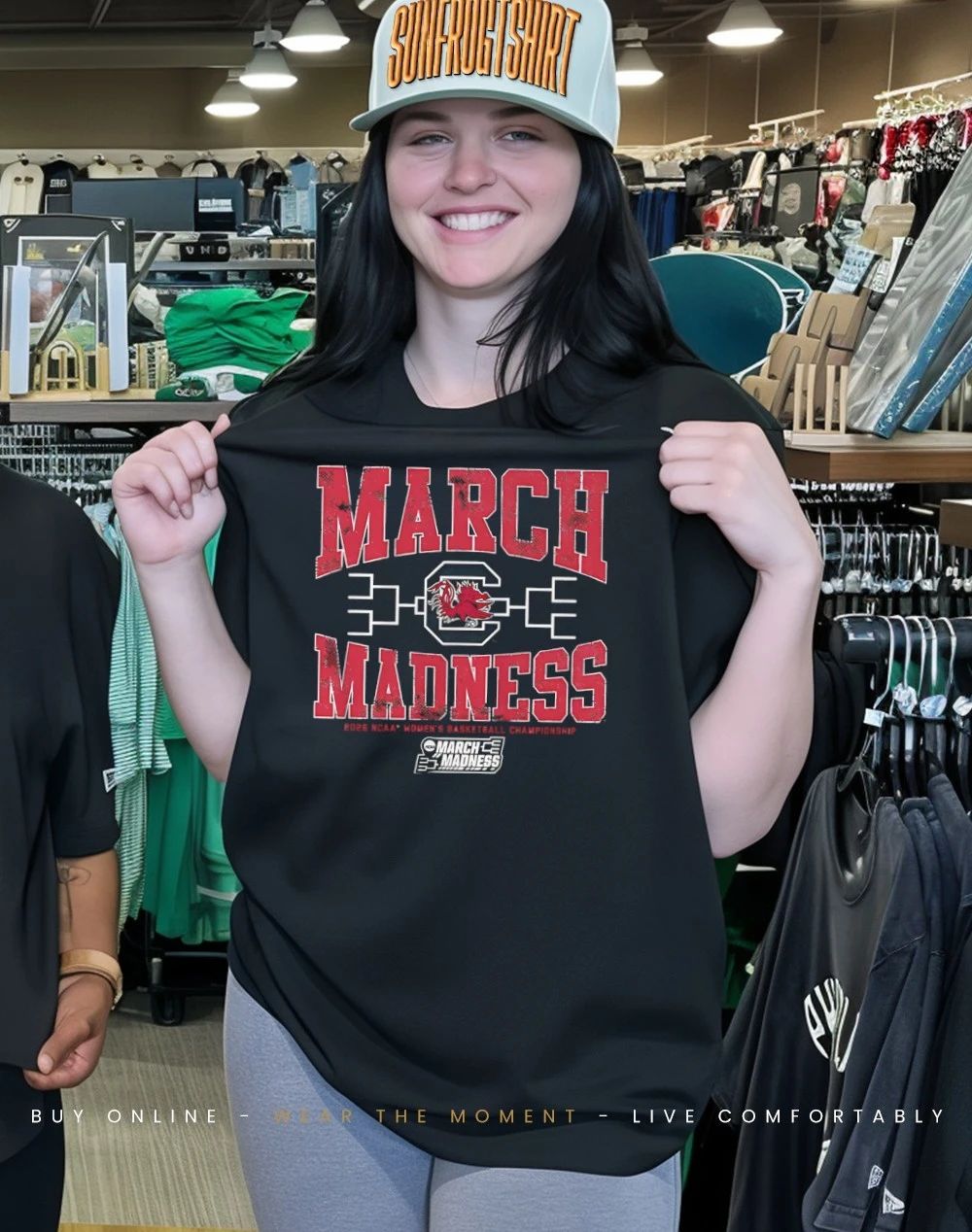 South Carolina Gamecocks WBB 2026 March Madness logo shirt