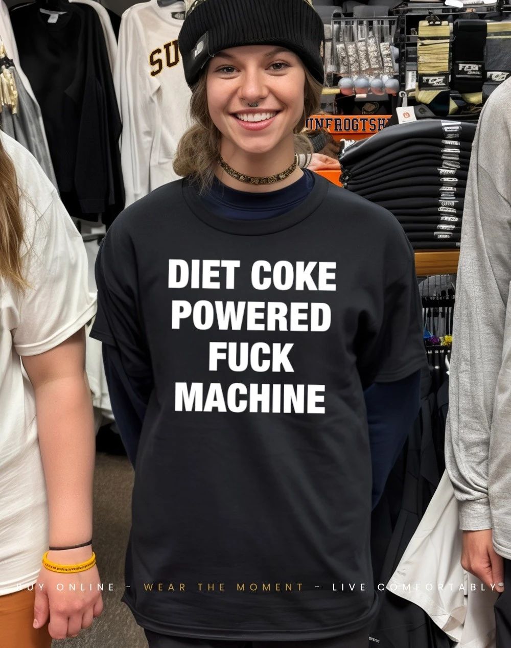 Soda powered fuck machine shirt