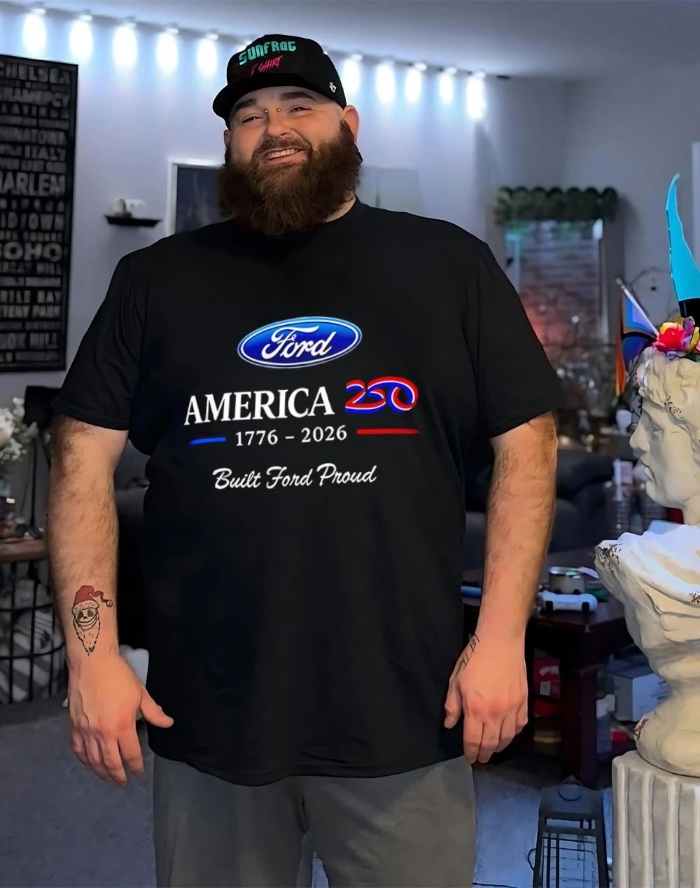 Ford America 250 1776 2026 Built Ford Proud shirt