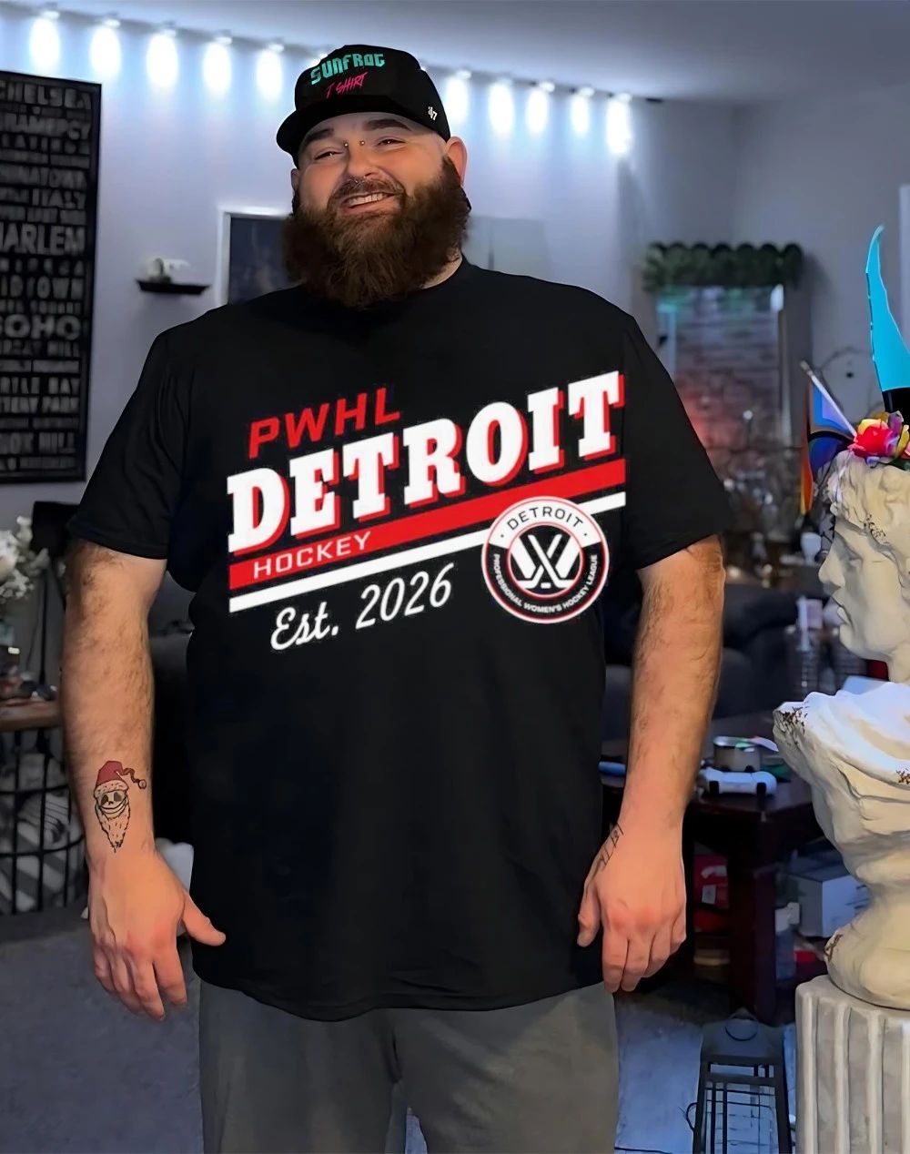 PWHL Detroit hockey est 2026 shirt