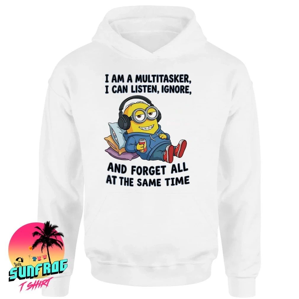 Minion I am a multitasker I can listen ignore forget all at the same time shirt