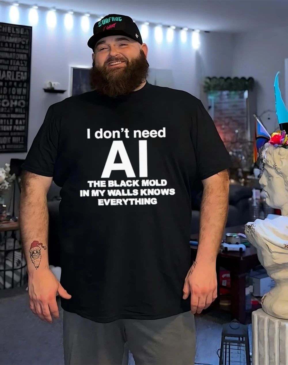 I Don’t Need AI The Black Mold In My Walls Knows Everything shirt